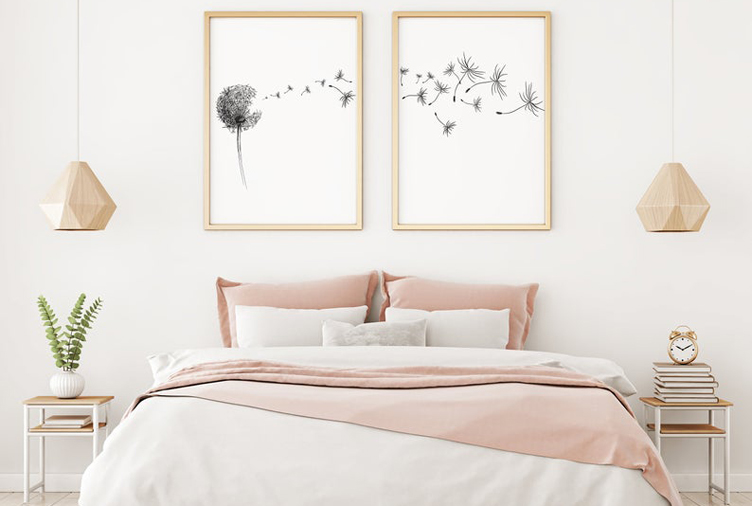 Etsy Dandelions Bedroom1